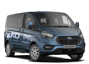 Neko Rental - Wypożyczalnia busów - Miastko - Ford Tourneo Custom Blue - oklejony